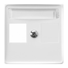 Keystone cover, white, with...