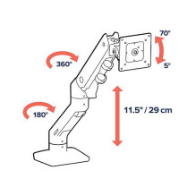 Ergotron HX Series 45-475-216 monitor mount / stand