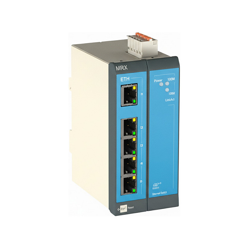 INSYS icom MRX MRX2 LAN - maršrutizatorius, 5 prievadų komutatorius, VPN, 5x Ethernet 10 / 100BT
