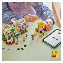 LEGO Friends augalų kavinė ir gėlių parduotuvė