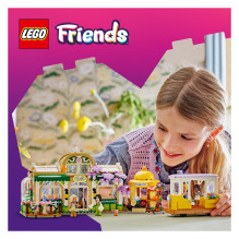 LEGO Friends augalų kavinė ir gėlių parduotuvė