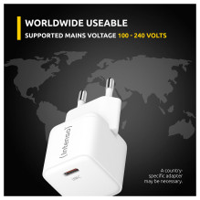 „Intenso“ maitinimo adapteris USB-C GAN / 7803022 „Intenso“ maitinimo adapteris USB-C GAN / 7803022
