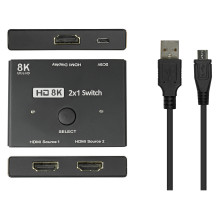 „Alcasa“ HDMI perjungiklis „Alcasa“ HDMI perjungiklis