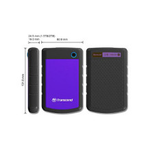 „Transcend StoreJet 25H3P“ (USB 3.0), 2 TB išorinis kietasis diskas