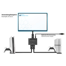 „Alcasa DisplayPort“ jungikliai „Alcasa DisplayPort“ jungikliai