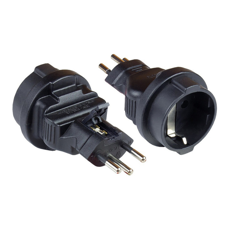 Good Connections power adapter Switzerland SEV1011 to type F SEV