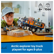 LEGO City Arkties tyrinėtojo mokslo laboratorijos sunkvežimis LEGO City Arkties tyrinėtojo mokslo laboratorijos sunkvežimis