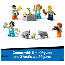 LEGO City Arkties tyrinėtojo mokslo laboratorijos sunkvežimis LEGO City Arkties tyrinėtojo mokslo laboratorijos sunkvežimis