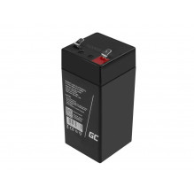 Green Cell AGM VRLA 4V 4.5Ah maintenance-free battery for the alarm system, cash register, toys