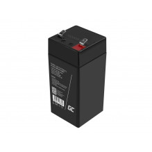Green Cell AGM VRLA 4V 4Ah maintenance-free battery for the alarm system, cash register, toys