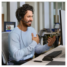 HP Poly Mission 425 Stereo USB Wired Headset