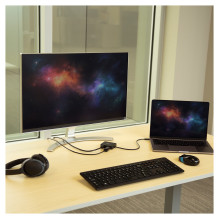 „StarTech.com DKT30CHD“ nešiojamojo kompiuterio dokas / prievadų replikatorius