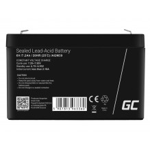 Green Cell AGM VRLA 6V 7.2Ah maintenance-free battery for the alarm system, cash register, toys