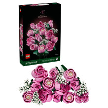 LEGO Botanicals Rožinių rožių puokštė 61604 LEGO Botanicals Rožinių rožių puokštė 61604