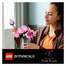 LEGO Botanicals Rožinių rožių puokštė 61604 LEGO Botanicals Rožinių rožių puokštė 61604