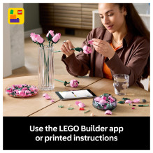 LEGO Botanicals Rožinių rožių puokštė 61604 LEGO Botanicals Rožinių rožių puokštė 61604