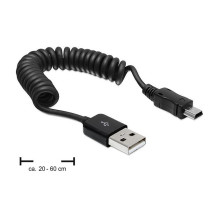DeLOCK USB 2.0 / USB mini 0,6 m USB kabelis