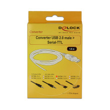 DeLOCK 1,8 m USB2.0-A / TTL 6 kontaktų USB kabelis DeLOCK 1,8 m USB2.0-A / TTL 6 kontaktų USB kabelis