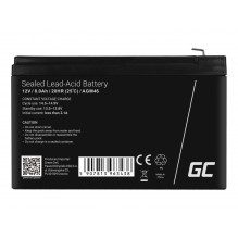 Green Cell AGM VRLA 12V 8Ah maintenance-free battery for the alarm system, cash register, toys