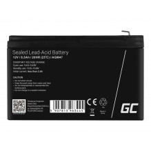 Green Cell AGM VRLA 12V 8.5Ah maintenance-free battery for the alarm system, cash register, toys