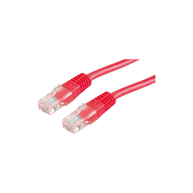 VALUE UTP Patch Cord Cat.6, red 3 m networking cable