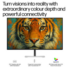 HP serijos 7 Pro 31,5 colio 4K „Thunderbolt 4“ prijungimo monitorius – 732xk kompiuterio monitorius