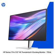 HP serijos 7 Pro 31,5 colio 4K „Thunderbolt 4“ prijungimo monitorius – 732xk kompiuterio monitorius