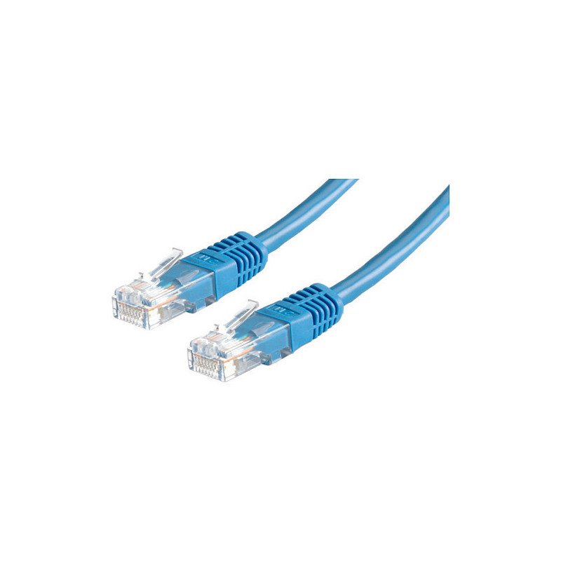 VALUE UTP Patch Cord, Cat.6, blue 1.5 m networking cable
