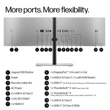HP Series 7 Pro 31.5 inch 4K Thunderbolt 4 Docking Monitor - 732xk computer monitor
