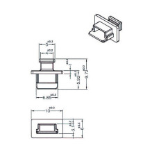 DeLOCK 64011 socket safety cover