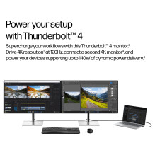 HP serijos 7 Pro 31,5 colio 4K „Thunderbolt 4“ prijungimo monitorius – 732xk kompiuterio monitorius