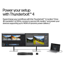 HP serijos 7 Pro 31,5 colio 4K „Thunderbolt 4“ prijungimo monitorius – 732xk kompiuterio monitorius