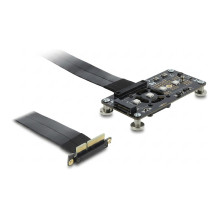 Delock PCI Express 3.0 x4 to M.2 Key M Adapter with fan and 10 cm cable