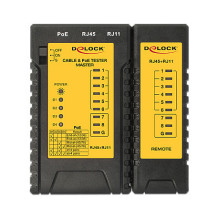 „DeLOCK 86107“ tinklo kabelio testeris „DeLOCK 86107“ tinklo kabelio testeris