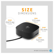 HP USB-C G5 Essential dokas