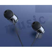 iKaku KSC-381 Universal Lightweight HiFi In-Ear Headphones 3.5mm with Microphone 1.2m Black iKaku KSC-381 Universal Lightweight HiFi In-Ear Headphones 3.5mm with Microphone 1.2m Black
