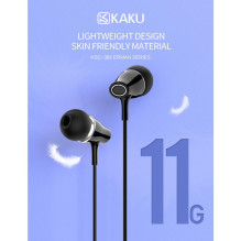 iKaku KSC-382 Universal Lightweight HiFi In-Ear Headphones 3.5mm with Microphone 1.2m Black iKaku KSC-382 Universal Lightweight HiFi In-Ear Headphones 3.5mm with Microphone 1.2m Black