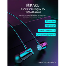 iKaku KSC-400 Universal Lightweight HiFi In-Ear Headphones 3.5mm with Microphone 1.2m White iKaku KSC-400 Universal Lightweight HiFi In-Ear Headphones 3.5mm with Microphone 1.2m White