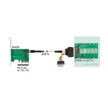 DeLOCK 62710 sąsajos plokštės / adapteris DeLOCK 62710 sąsajos plokštės / adapteris