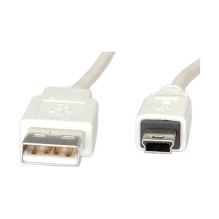 VALUE USB 2.0 kabelis, A - 5 kontaktų Mini, M / M 1,8 m USB kabelis