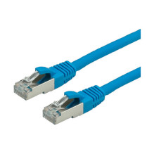 VALUE S / FTP Patch Cord Cat.6, halogen-free, blue, 0.5 m networking cable