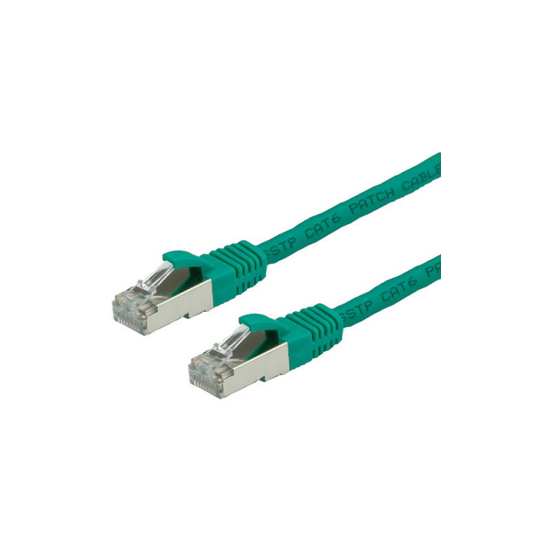 VALUE S / FTP Patch Cord Cat.6, halogen-free, green, 2m networking cable