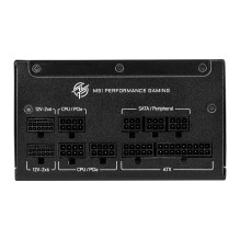 MSI MPG A850GS PCIE5 power supply unit MSI MPG A850GS PCIE5 power supply unit