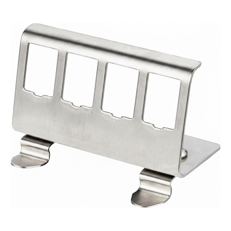 ROLINE DIN rail adapter, unpopulated, for 4 Keystones