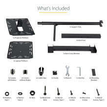StarTech.com ADJPROJCART multimedia cart / stand