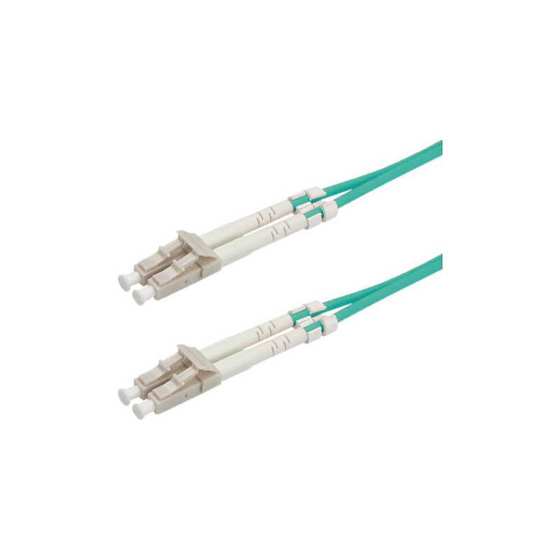ROLINE FO trumpiklis 50 / 125µm OM3, LC / LC, mažo nuostolio jungtis 15m InfiniBand / šviesolaidinis kabelis