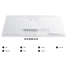 JAPANNEXT JN-IPS270UHD60F-C65W-HSP-W kompiuterio monitorius
