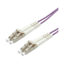ROLINE FO Jumper Cable 50 / 125µm OM4, LC / LC, Low-Loss-Connector 15m InfiniBand / fibre optic cable