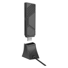 ASUS ROG USB-BE92 Wifi 7 BE6500 trijų dažnių USB adapteris ASUS ROG USB-BE92 Wifi 7 BE6500 trijų dažnių USB adapteris