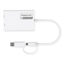 ROLINE 12.03.3207 USB grafikos adapteris ROLINE 12.03.3207 USB grafikos adapteris